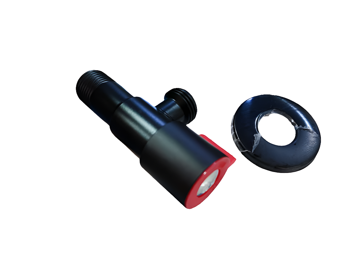 Black Angle Valve for Kitchen Bathroom