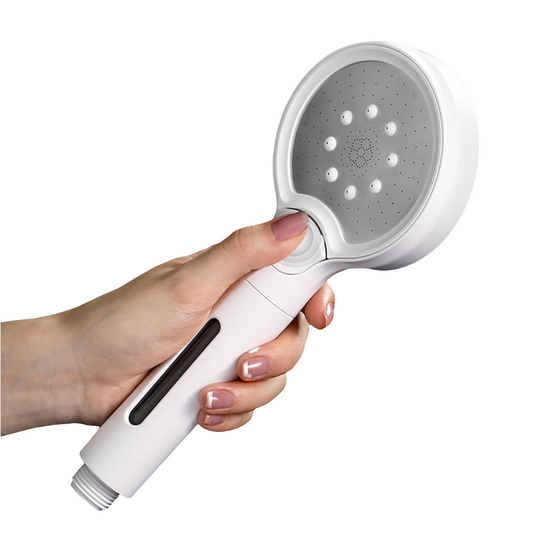 Pressurized Shower Head with Filtered Water Purification