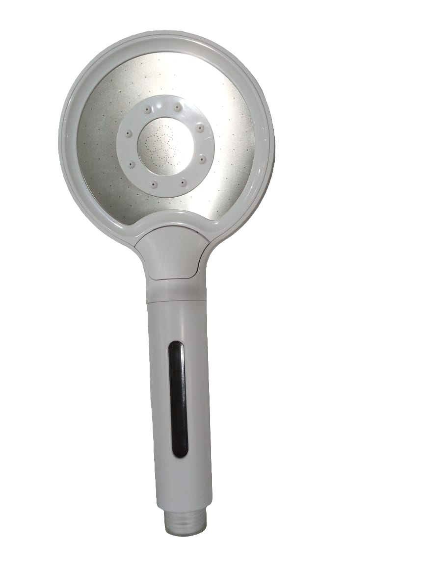 Pressurized Shower Head with Filtered Water Purification